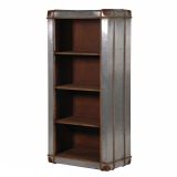 Earhart Metal & Leather Shelving Unit
